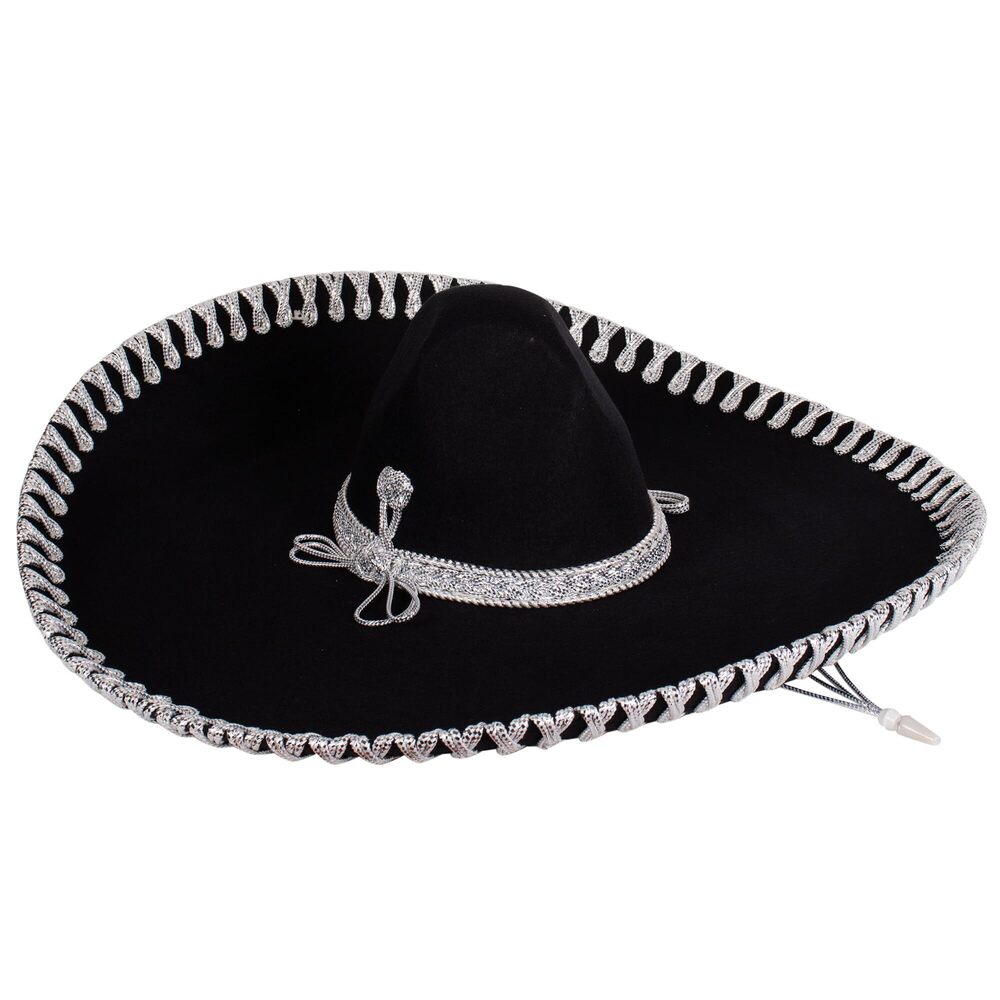 1093 Authentic Adult Mexican Sombrero Mariachi Charro Hat, Mexican Hat